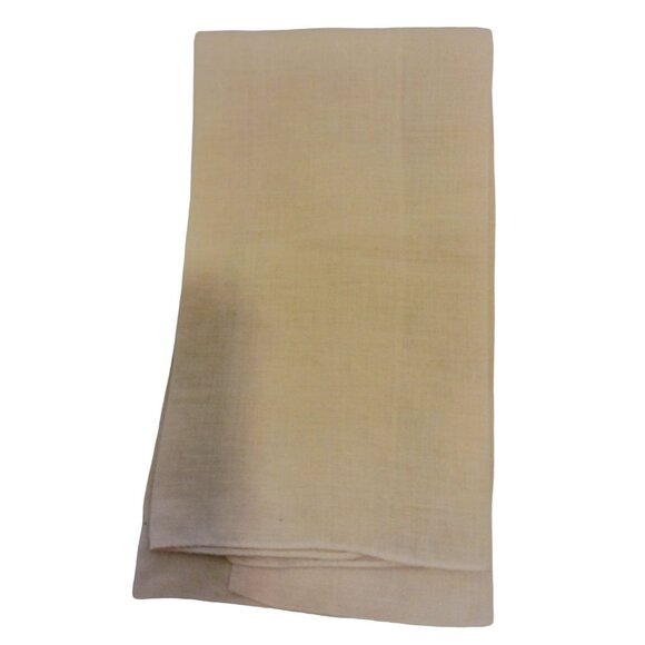 Vintage 1940s Hand Embroidered Linen Tea With Floral Basket Design - Picture 5 of 5